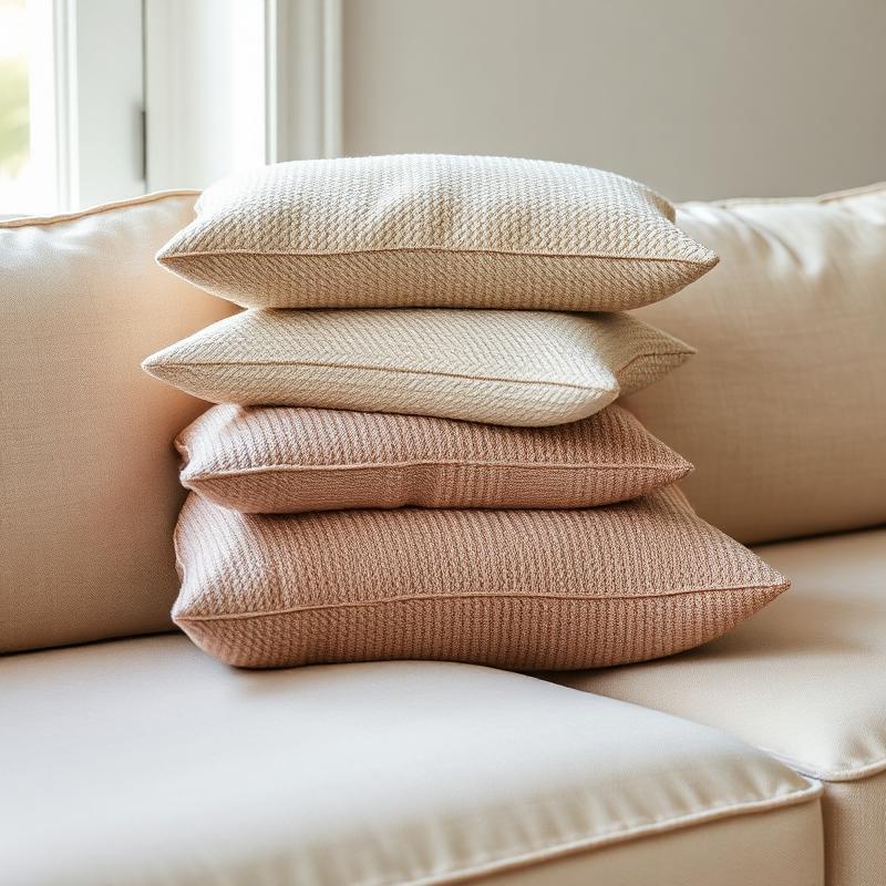 Boucle Throw Pillow Set